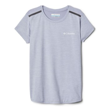 Columbia Tech Trek Short Sleeve, Camiseta Morados Para Niña | 467132-UXO